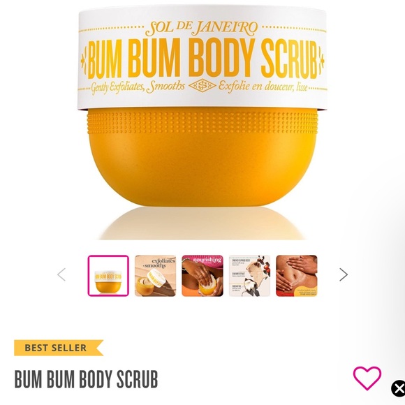 Sol de Janeiro Bum Bum Body Scrub - Vibrant Yellow - Picture 1 of 5
